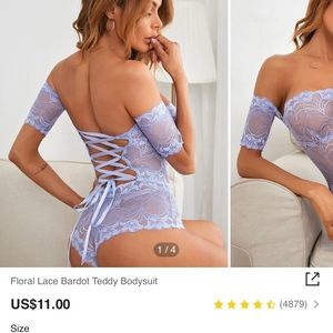 Large Shein lilac lingerie